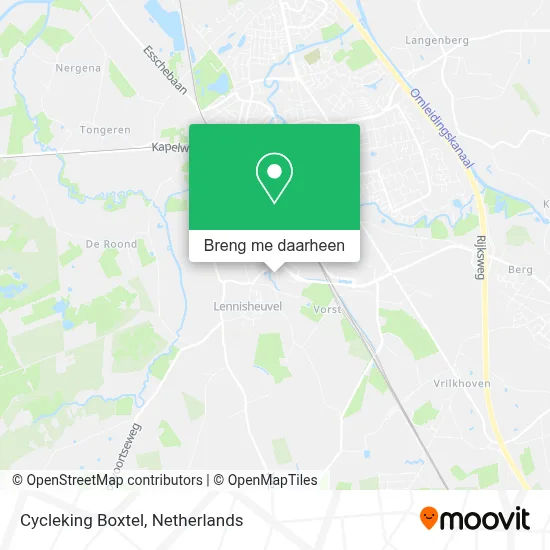 Cycleking Boxtel kaart