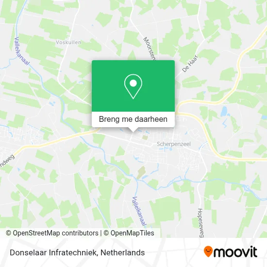 Donselaar Infratechniek kaart