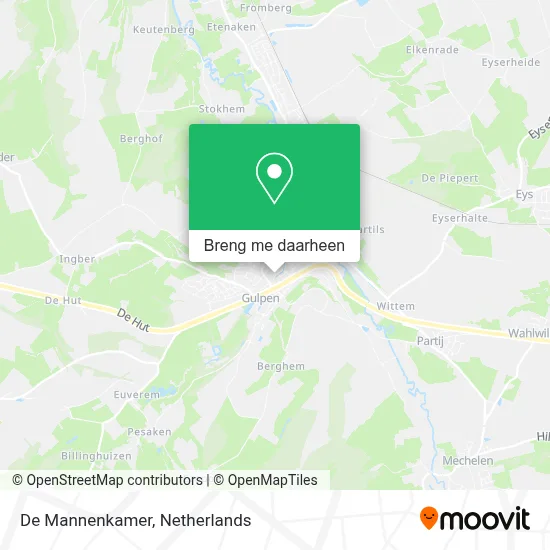 De Mannenkamer kaart