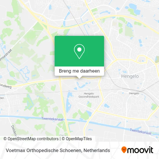 Voetmax Orthopedische Schoenen kaart