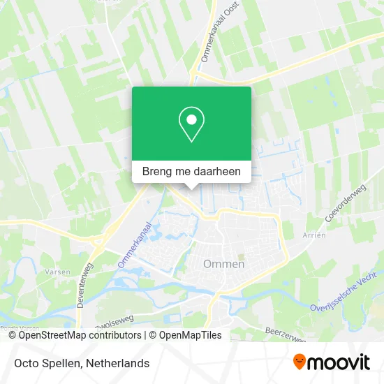 Octo Spellen kaart