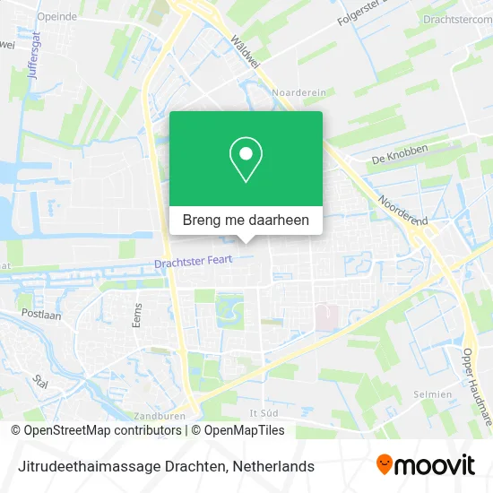 Jitrudeethaimassage Drachten kaart