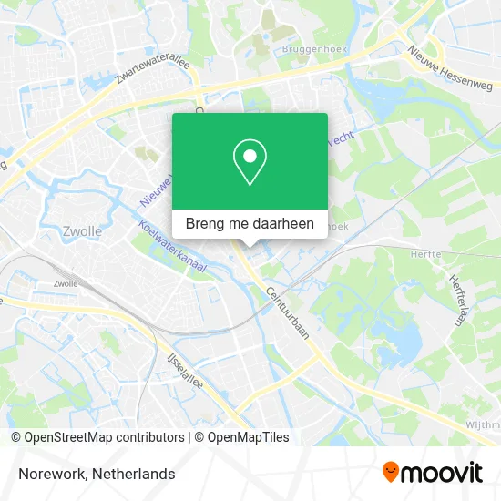 Norework kaart