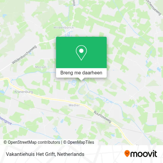 Vakantiehuis Het Grift kaart