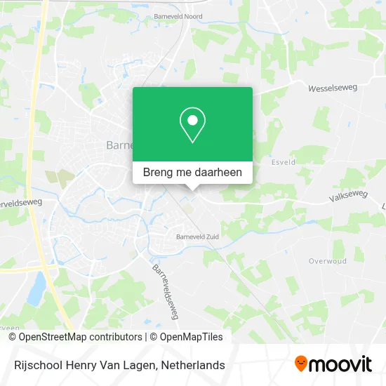 Rijschool Henry Van Lagen kaart