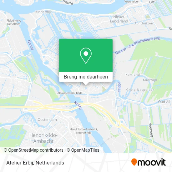 Atelier Erbij kaart