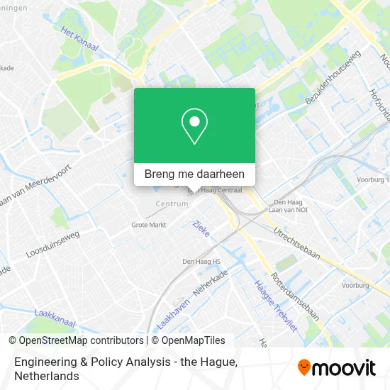 Engineering & Policy Analysis - the Hague kaart