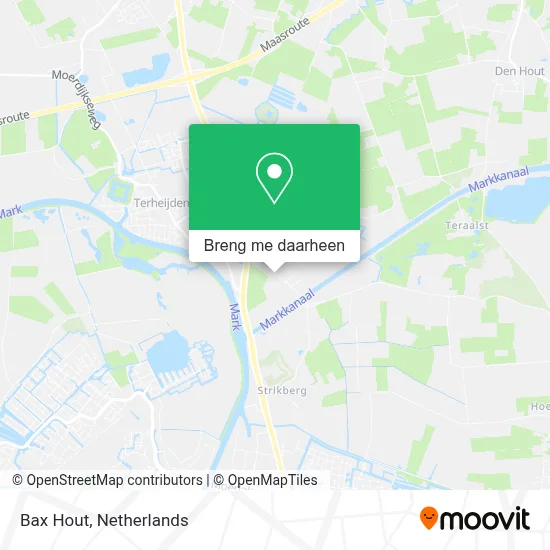 Bax Hout kaart