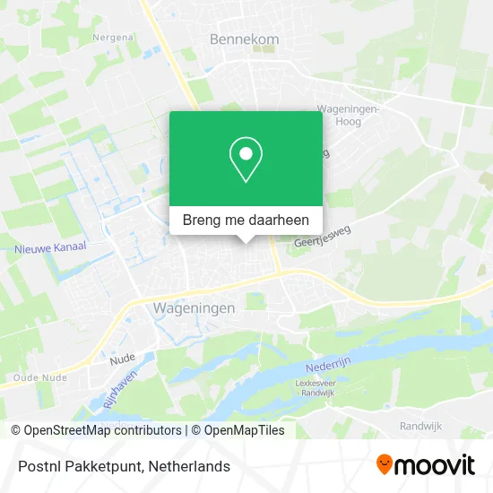 Postnl Pakketpunt kaart