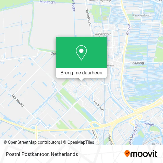 Postnl Postkantoor kaart