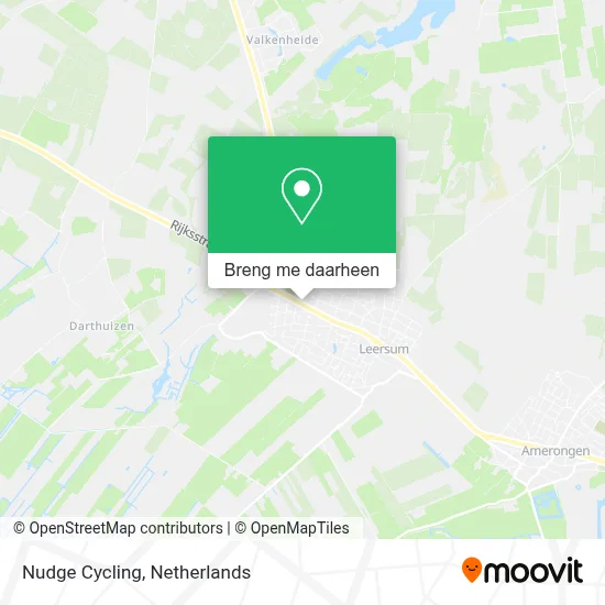 Nudge Cycling kaart