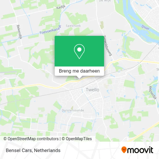 Bensel Cars kaart
