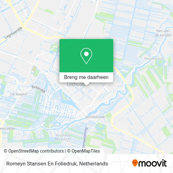 Romeyn Stansen En Foliedruk kaart