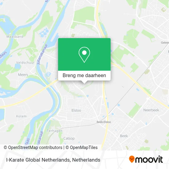 I-Karate Global Netherlands kaart