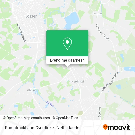 Pumptrackbaan Overdinkel kaart