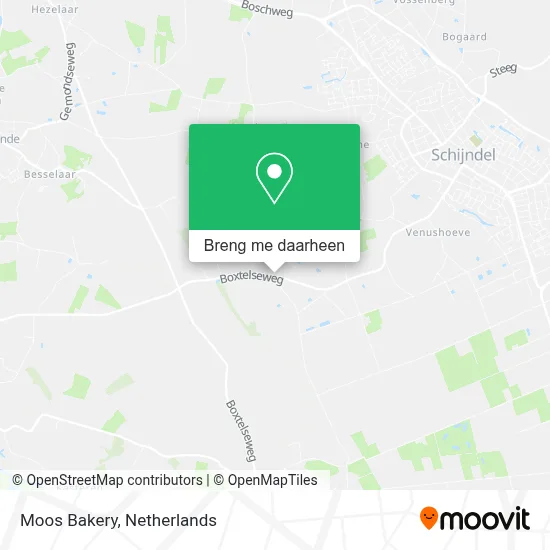 Moos Bakery kaart