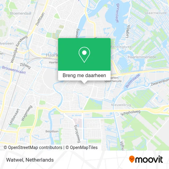Watwel kaart