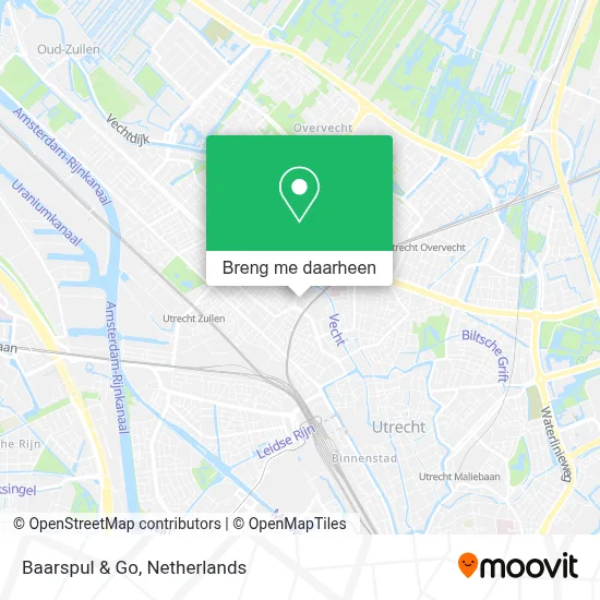 Baarspul & Go kaart