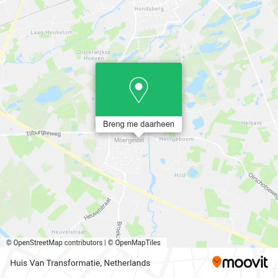 Huis Van Transformatie kaart