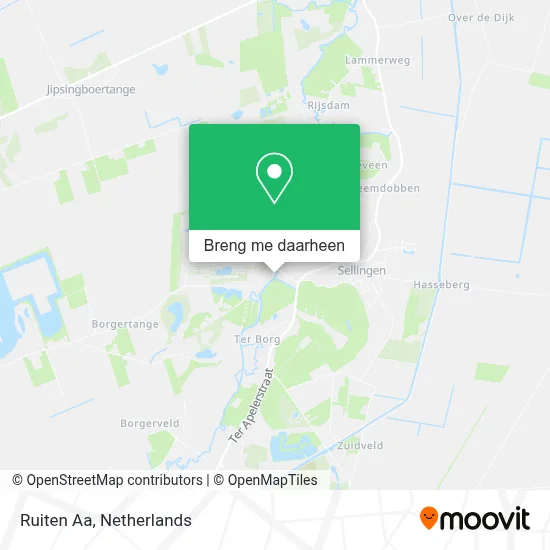 Ruiten Aa kaart