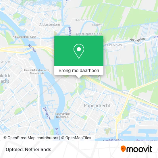Optoled kaart