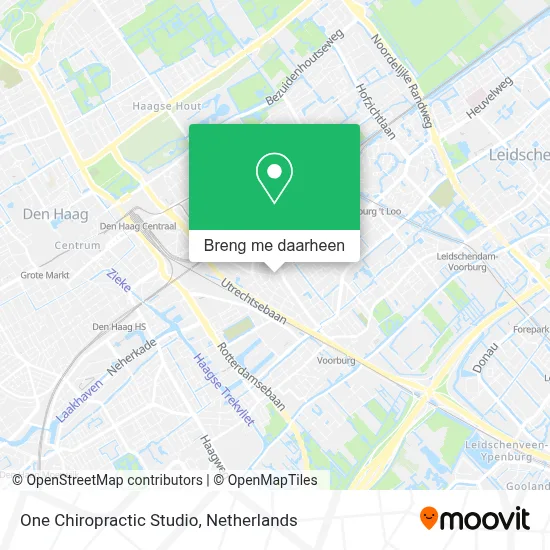 One Chiropractic Studio kaart