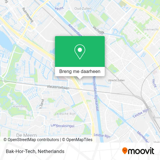 Bak-Hor-Tech kaart