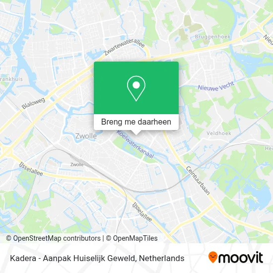Kadera - Aanpak Huiselijk Geweld kaart