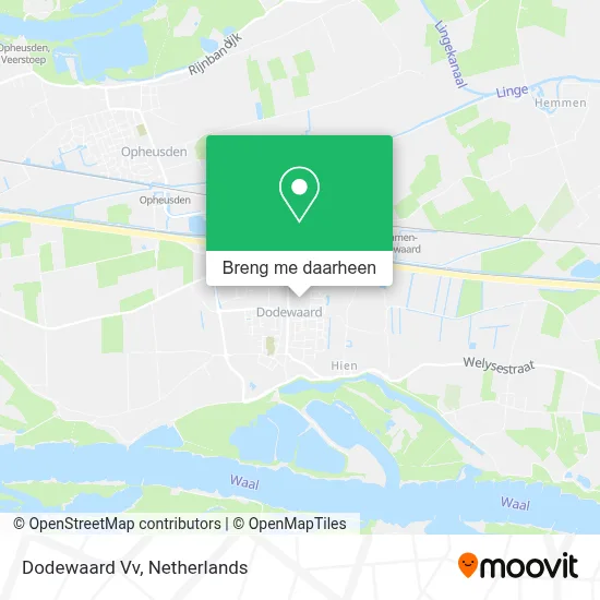 Dodewaard Vv kaart