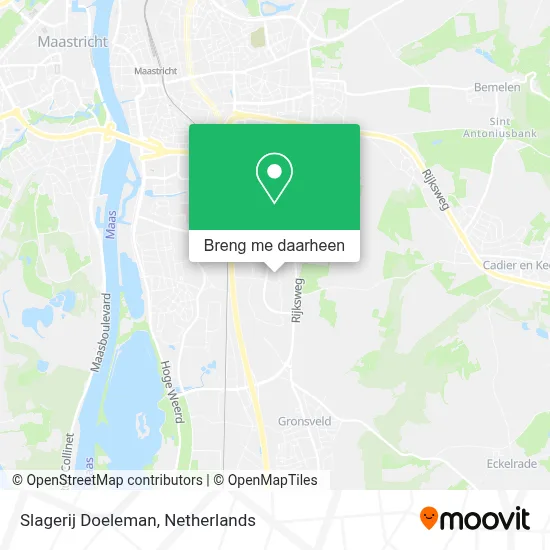 Slagerij Doeleman kaart