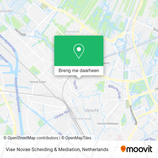 Viae Novae Scheiding & Mediation kaart