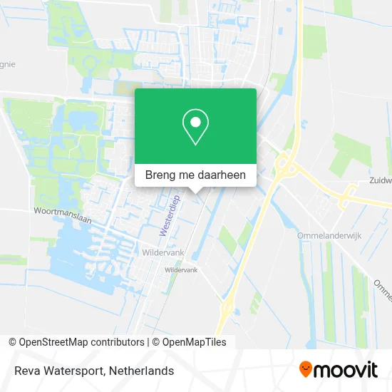 Reva Watersport kaart