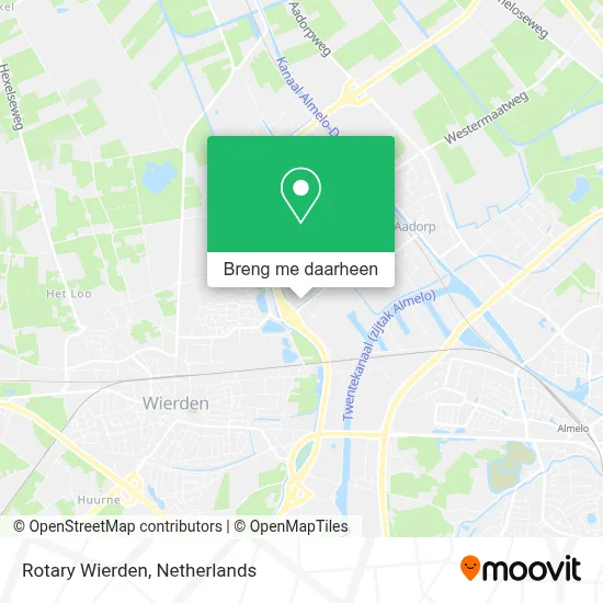 Rotary Wierden kaart