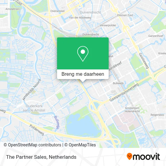 The Partner Sales kaart