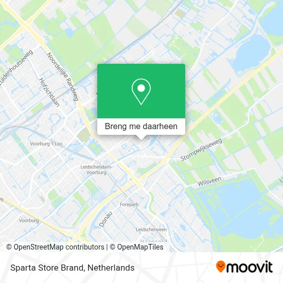 Sparta Store Brand kaart