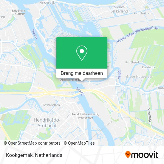 Kookgemak kaart