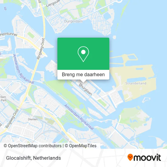 Glocalshift kaart