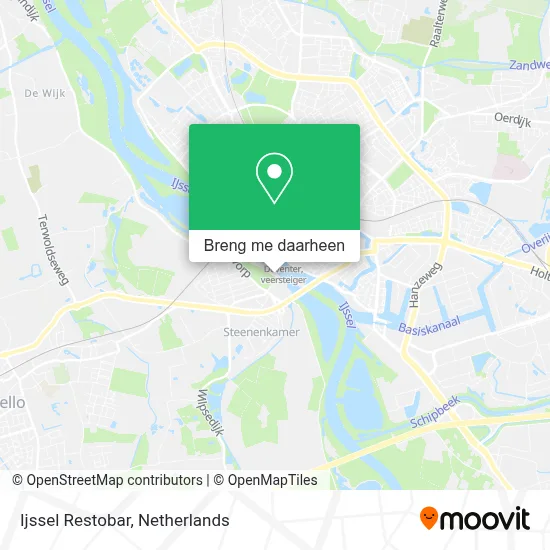 Ijssel Restobar kaart