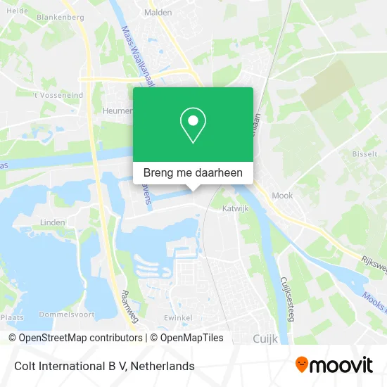 Colt International B V kaart