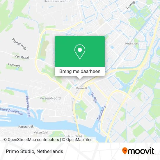 Primo Studio kaart