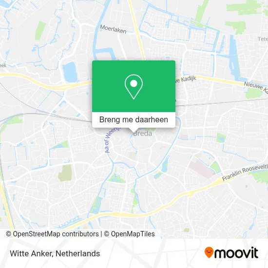 Witte Anker kaart