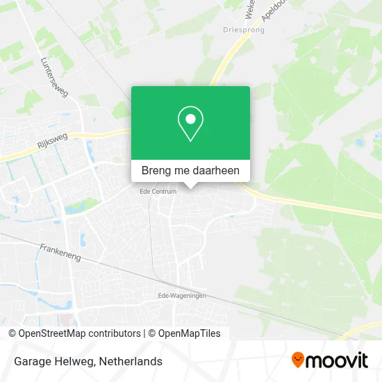 Garage Helweg kaart