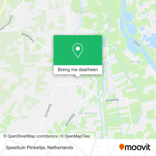 Speeltuin Pinkeltje kaart