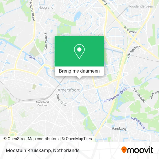 Moestuin Kruiskamp kaart