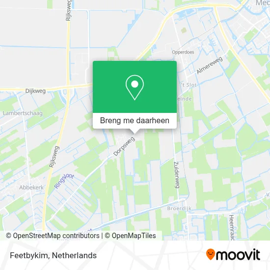 Feetbykim kaart