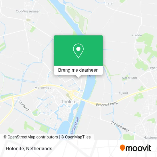 Holonite kaart