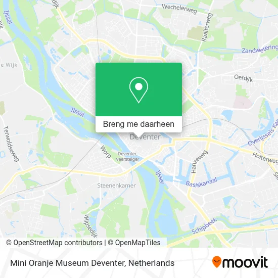 Mini Oranje Museum Deventer kaart