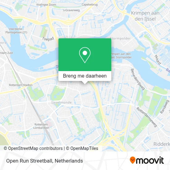 Open Run Streetball kaart