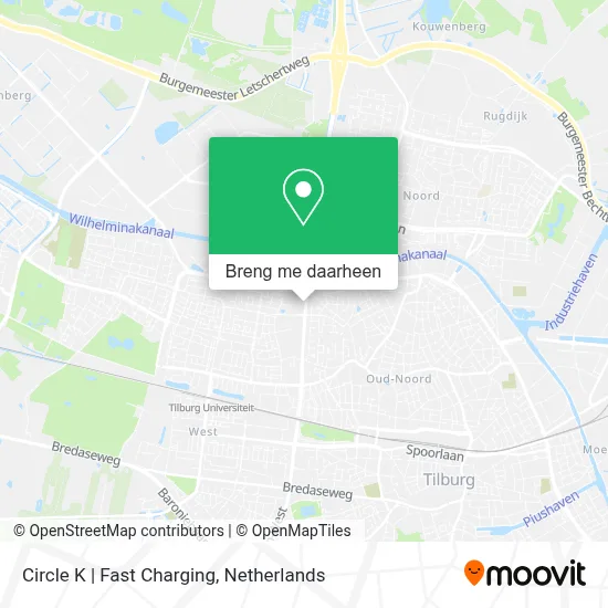 Circle K | Fast Charging kaart