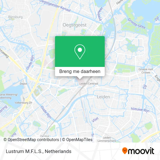 Lustrum M.F.L.S. kaart
